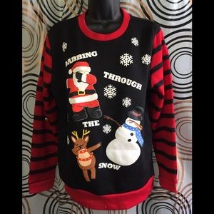 MAD Engine Ugly Sweater Sz M
